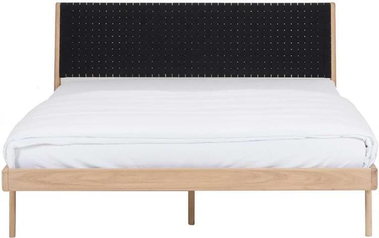 Gazzda Fawn bed 160x200 cotton webbing black