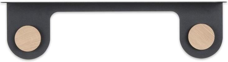 Gazzda Hook wandplank 50 zwart