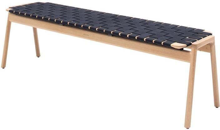 Gazzda Klupa eetbank 160 white oil Black