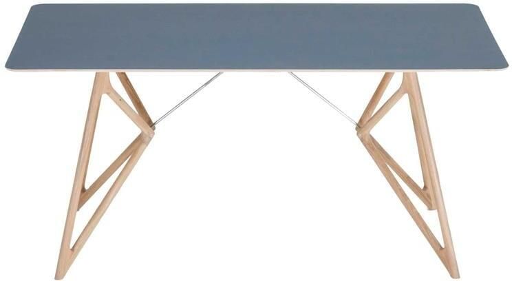 Gazzda Tink Tafel linoleum 160x90 whitewash Smokey Blue