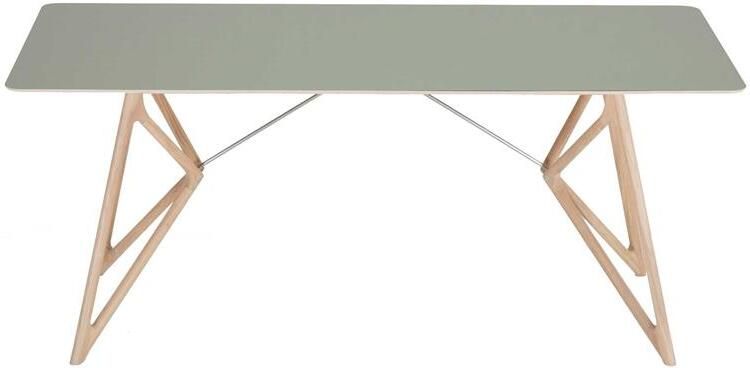 Gazzda Tink Tafel linoleum 180x90 whitewash Dark Olive