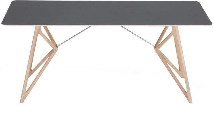 Gazzda Tink Tafel linoleum 180x90 whitewash Nero