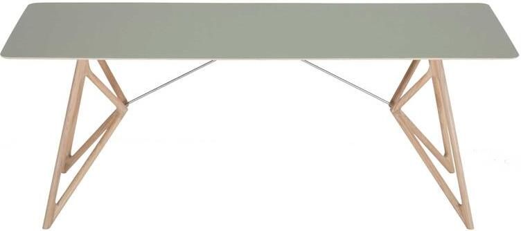 Gazzda Tink Tafel linoleum 200x90 whitewash Dark Olive