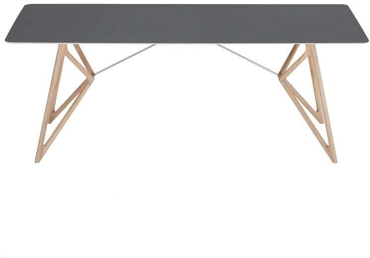 Gazzda Tink Tafel linoleum 200x90 whitewash Nero