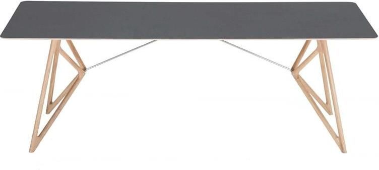 Gazzda Tink Tafel linoleum 220x90 whitewash Nero