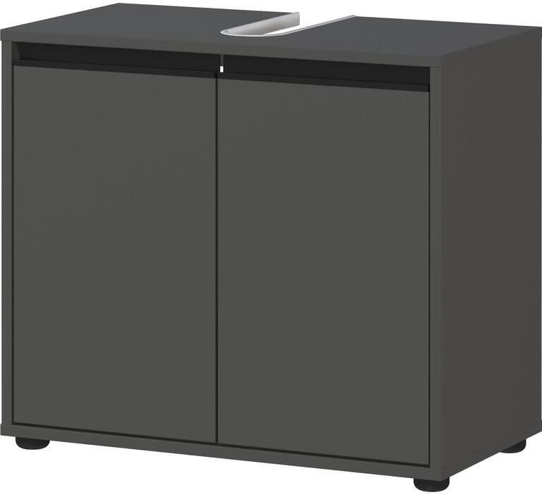 Germania Lemont Grafiet Wastafelonderkast 63 cm