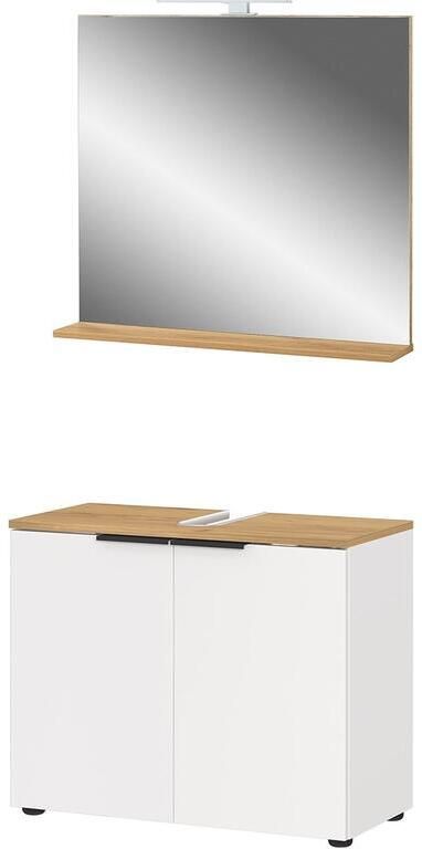 Germania Menen Wit | Eiken Badmeubel Set Een
