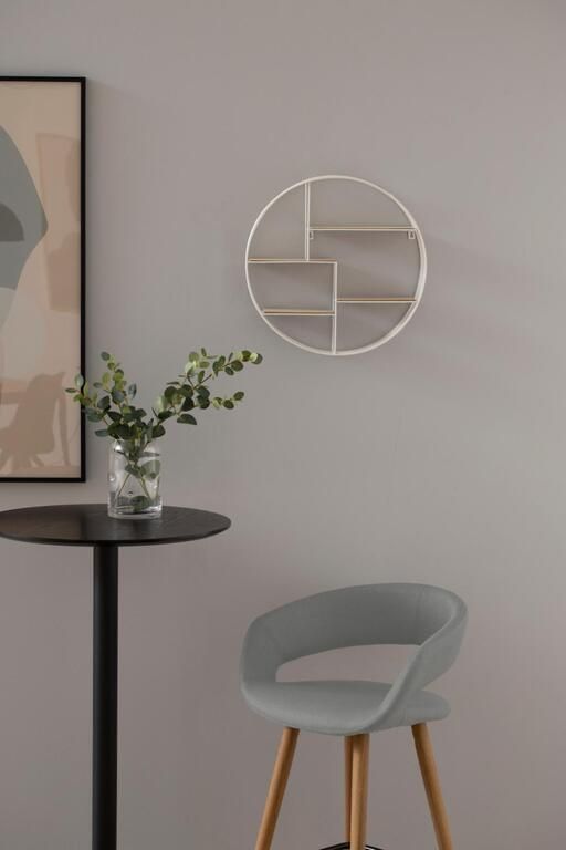 Giga Living Barstoel Gudvik Lichtgrijs Stof Zithoogte 65 5cm Set van 2 - Foto 2