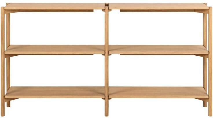 Giga Living Boekenkast Ronna Eikenfineer Naturel 169cm - Foto 2