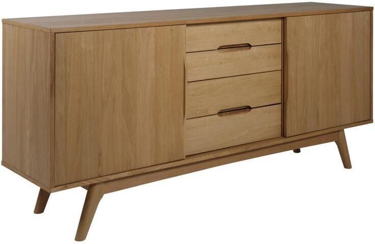 Giga Living Dressoir Naturel Eiken 180x44x84cm Mylla - Foto 2