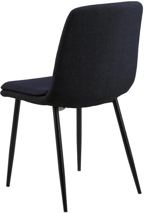 Giga Living Eetkamerstoel Donkerblauw Stof Zithoogte 48cm Becky Set van 4