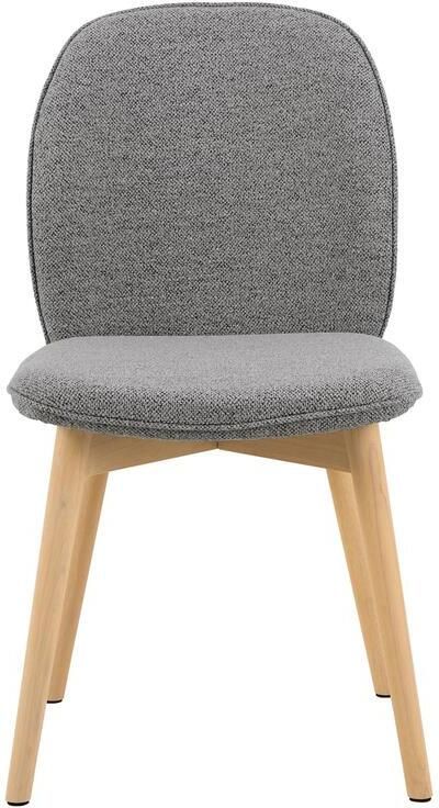 Giga Living Eetkamerstoel Sterridge Monza Grijs Stof 49x56x89 cm Set van 2 - Foto 2