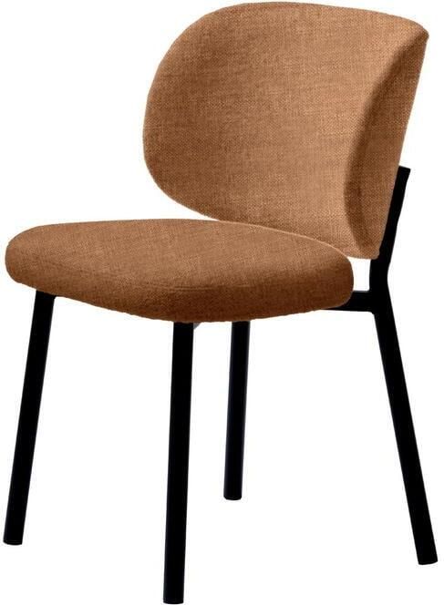 Giga Living Eetkamerstoel Swan Roze Stof 49x52x81 5cm Set van 2 - Foto 2