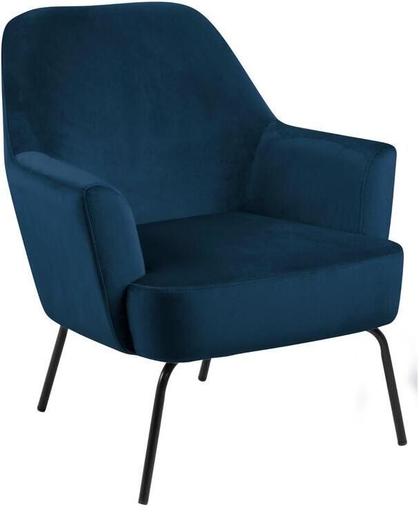 Giga Living Fauteuil Naven Navy Blauw Stof Zithoogte 45cm - Foto 3