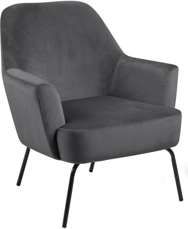 Giga Living Fauteuil Naven Donkergrijs Stof 75x75x83cm - Foto 3