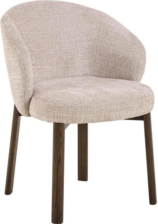 Giga Living Hjem Interiors Marla Beige Eetkamerstoel met Armleuning set van 2