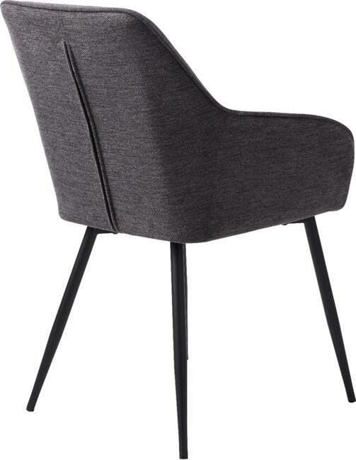 Giga Living Hygge Interiors Nolan Armstoel Donkergrijs Squares set van 2 - Foto 2