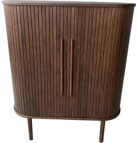 Meubelplaats Opbergkast Meta eikenhout 118 cm Espresso - Foto 3