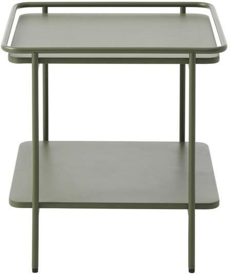 Giga Living Nachtkastje Groen Metaal 45x45x44 3cm Yuba - Foto 2