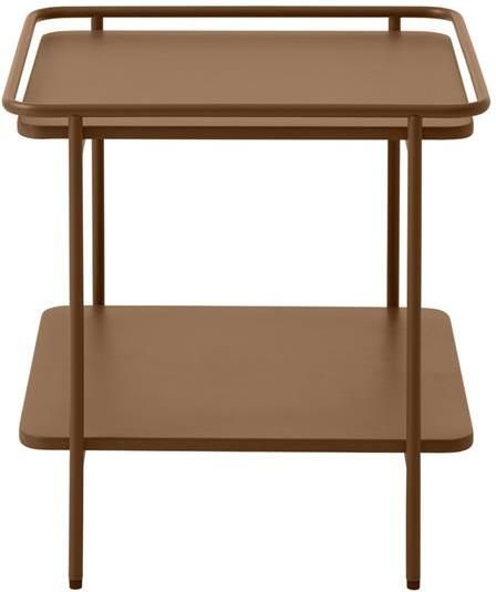 Giga Living Nachtkastje Yuba Oranje Metaal 45x45x44 3cm - Foto 2