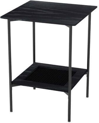 Giga Living Nachtkastje Pensacola Zwart 45x45x55cm - Foto 2