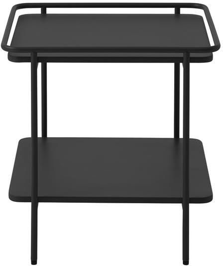 Giga Living Nachtkastje Yuba Zwart Metaal 45x45x44 3cm - Foto 2