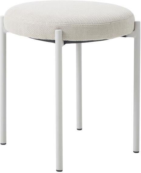 Giga Living Poef Pelican Beige Stof 43 5x44x48cm - Foto 2