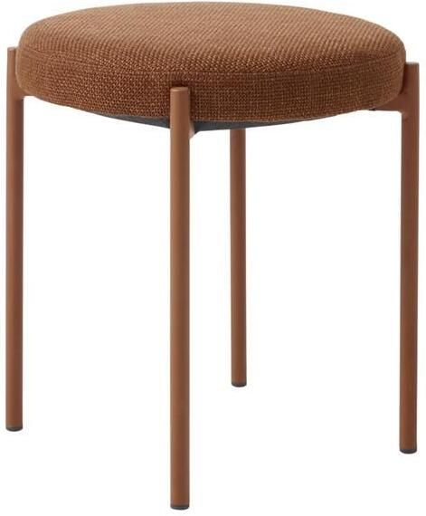 Giga Living Poef Pelican Oranje Stof 43 5x44x48cm - Foto 2