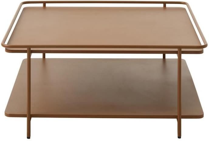 Giga Living Salontafel Oranje Metaal 75x75x34 3cm Yuba - Foto 2