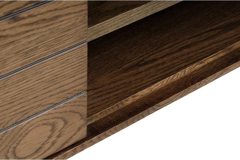 Giga Living Tv-meubel Eikenhout Donkerbruin Gewicht 24kg 120x40x51cm