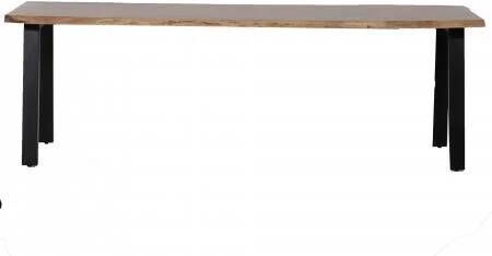 Giga Meubel Eettafel Acaciahout Naturel 160cm Rechthoekig Tafel Lars - Foto 2
