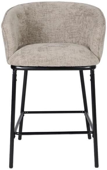 Giga Meubel Barstoel Beige Stof Zithoogte 65cm Mae - Foto 3