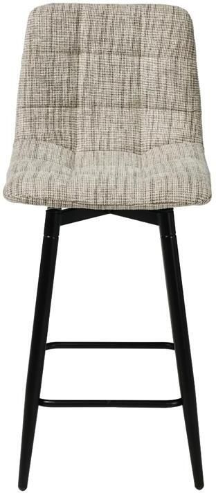 Giga Meubel Barstoel Taupe Stof Draaibaar 51x43x105cm Jente Set van 2 - Foto 2