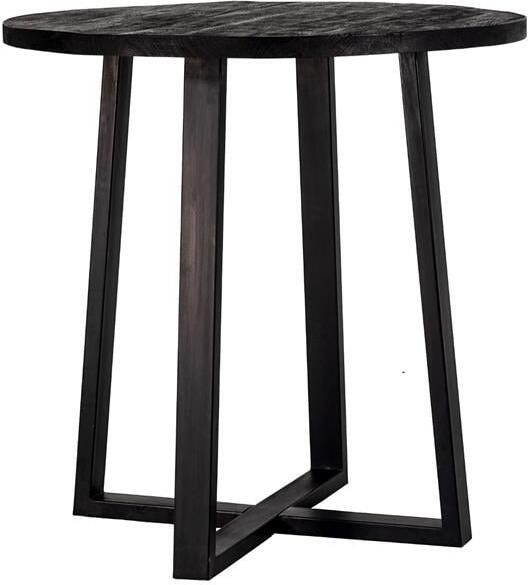 Giga Meubel Bartafel Lowie Zwart Mangohout 110x110x90cm - Foto 2