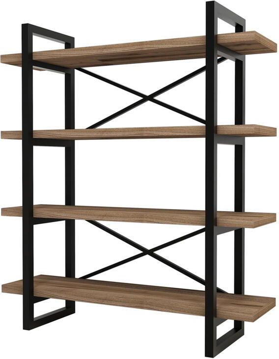 Boekenkast Stijlvolle Walnoot 106x120x33cm Duurzaam Melamine - Foto 2