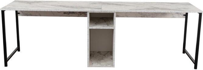 Giga Meubel Bureau Marmerlook 240x60x74cm Twin - Foto 3