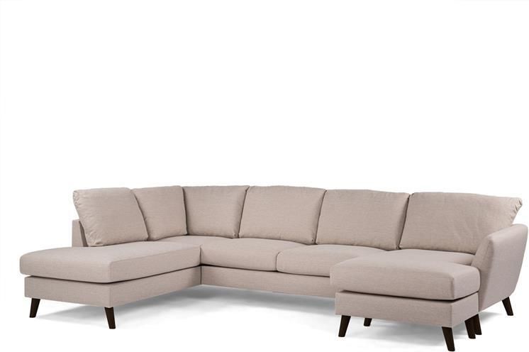 Giga Meubel Chaise Longue Bank Beige Zwart 3-Zits Links 310cm Inari - Foto 2