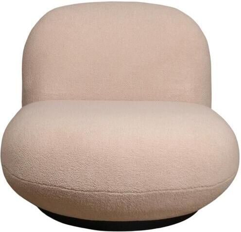 Giga Meubel Fauteuil Swivel Beige Teddy Zithoogte 41cm 81x94x71cm - Foto 3