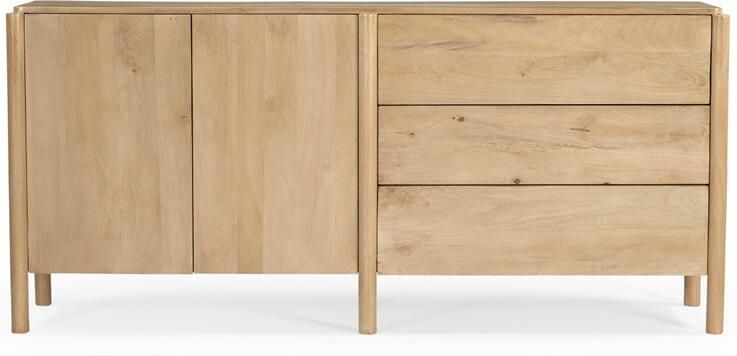 Giga Meubel Dressoir Naturel 190cm Mangohout 190x40x85cm - Foto 2
