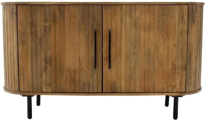 Giga Meubel Dressoir Merel 140cm Mangohout Metaal Naturel - Foto 2