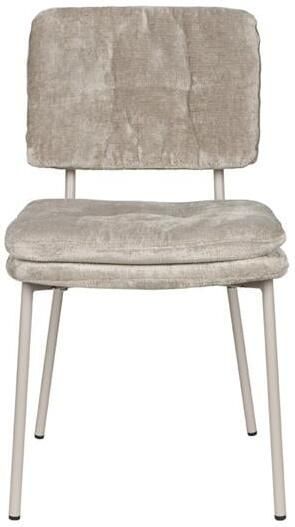 Giga Meubel Eetkamerstoel Beige 52 5x44x80 5cm Franck Set van 2