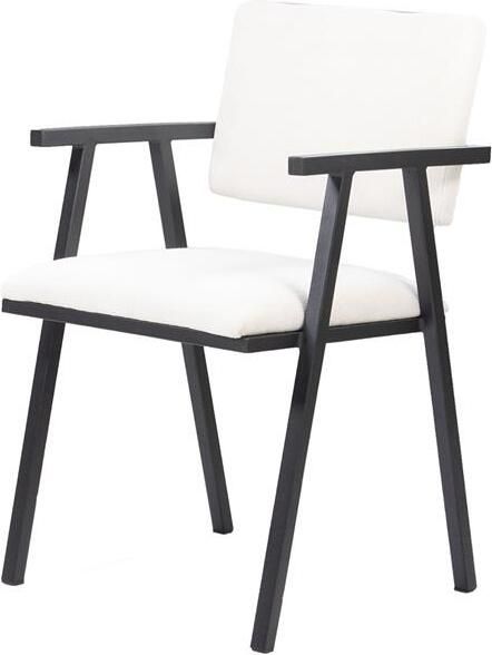 Giga Meubel Eetkamerstoel Linn Beige Stof Zitbreedte 48cm Set van 2 - Foto 2