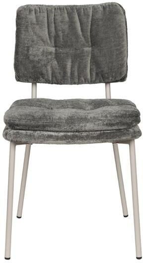 Giga Meubel Eetkamerstoel Grijs 52 5x44x80 5cm Franck Set van 2