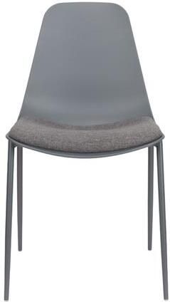 Giga Meubel Eetkamerstoel Grijs Zithoogte 48cm 48 5x49x88cm Jeffrey - Foto 2