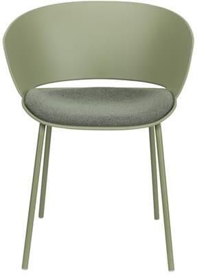 Giga Meubel Eetkamerstoel Groen Zithoogte 48 5cm 54 5x59x80 5cm Jessica - Foto 2