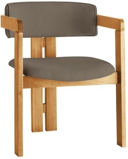 Giga Meubel Eetkamerstoel Naturel Bruin|Linnen Cozy