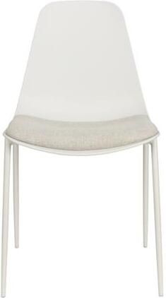 Giga Meubel Eetkamerstoel Wit Zithoogte 48cm 48 5x49x88cm Jeffrey - Foto 2