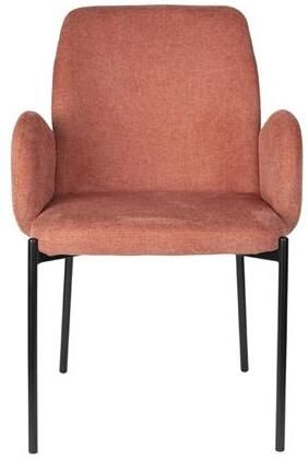 Giga Meubel Eetkamerstoel Stof Roze Zithoogte 48 5cm 60x57 5x85cm - Foto 2