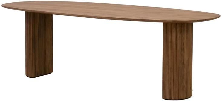 Giga Meubel Eettafel Deens Ovaal 200cm Bruin Mangohout Feline - Foto 3