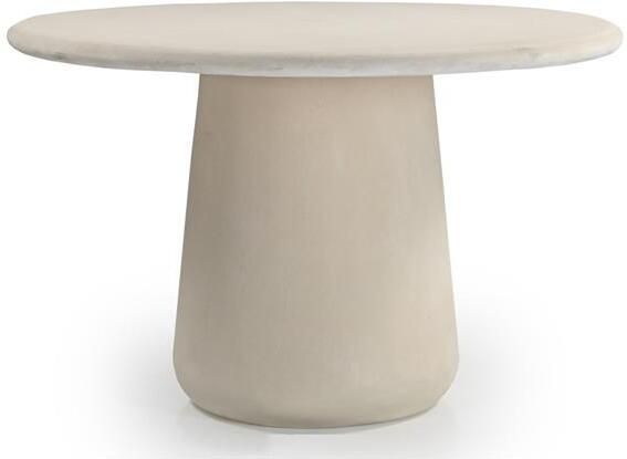 Giga Meubel Eettafel Beige Rond Ø120cm Beton Ciré Eettafel Romy - Foto 2
